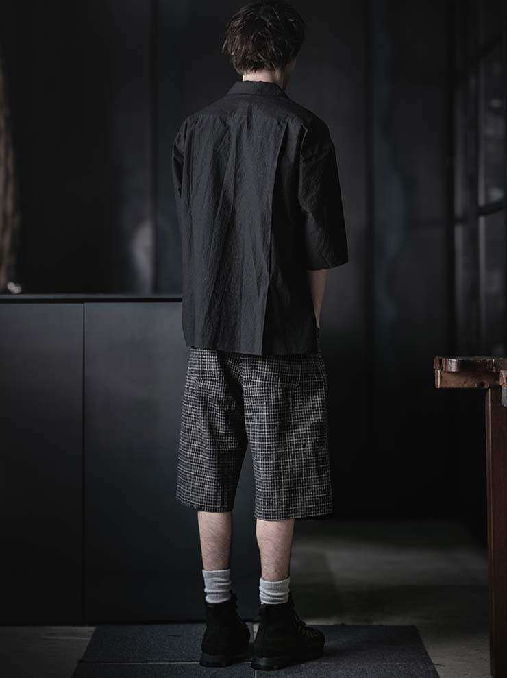 individual sentiments<br />UNISEX ベーシック5ポケットショーツ / BLACK