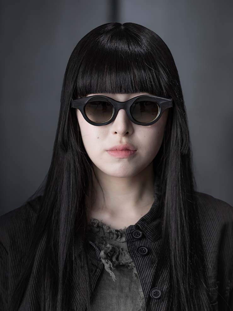 RIGARDS<br/>GENUINE HORN & TITANIUM フレームサングラス / BLACK / RG1063