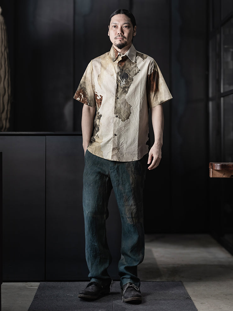K’ANG <br>Unisex relaxed-fit short sleeve shirt / SUNBURN
