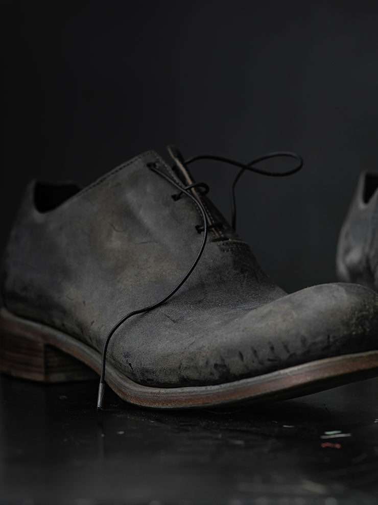 EMATYTE<br />MENS Horse Leather Culatta Reverse Shoes / Grey R