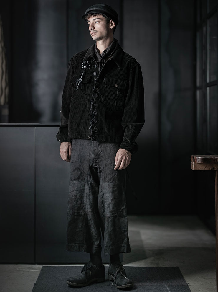 ATELIER SUPPAN<br>UNISEX HEAVY HEMP TROUSERS / W26-44