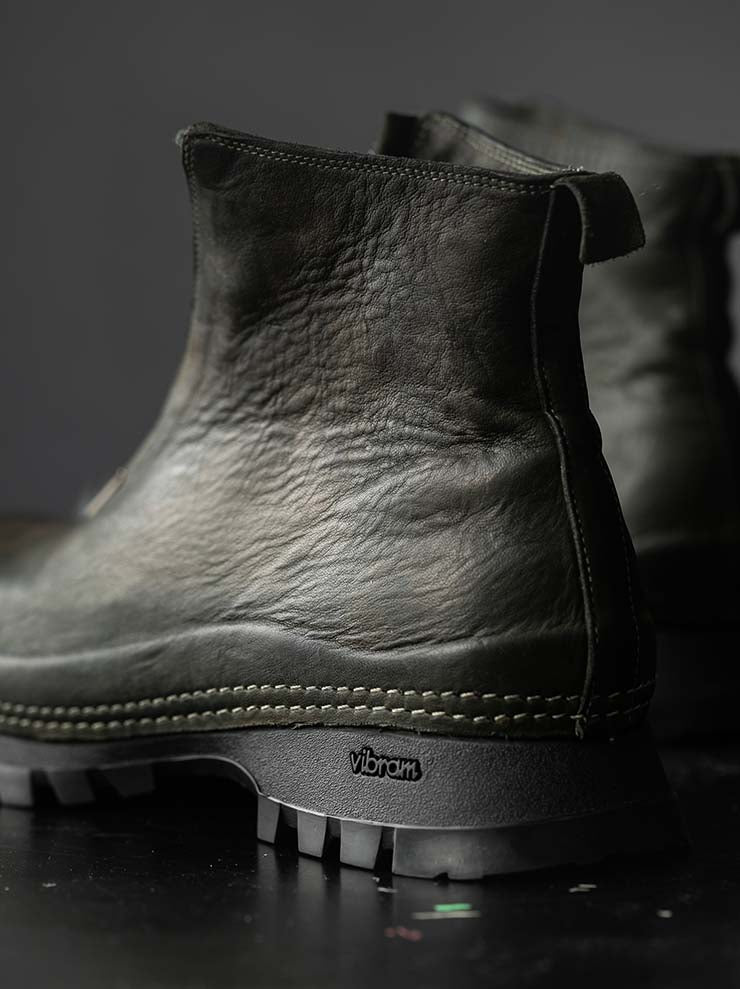 GUIDI<br>MENS フロントジップシューズ SOLE RUBBER VS01 CV31T / HORSE FULL GRAIN, LINED