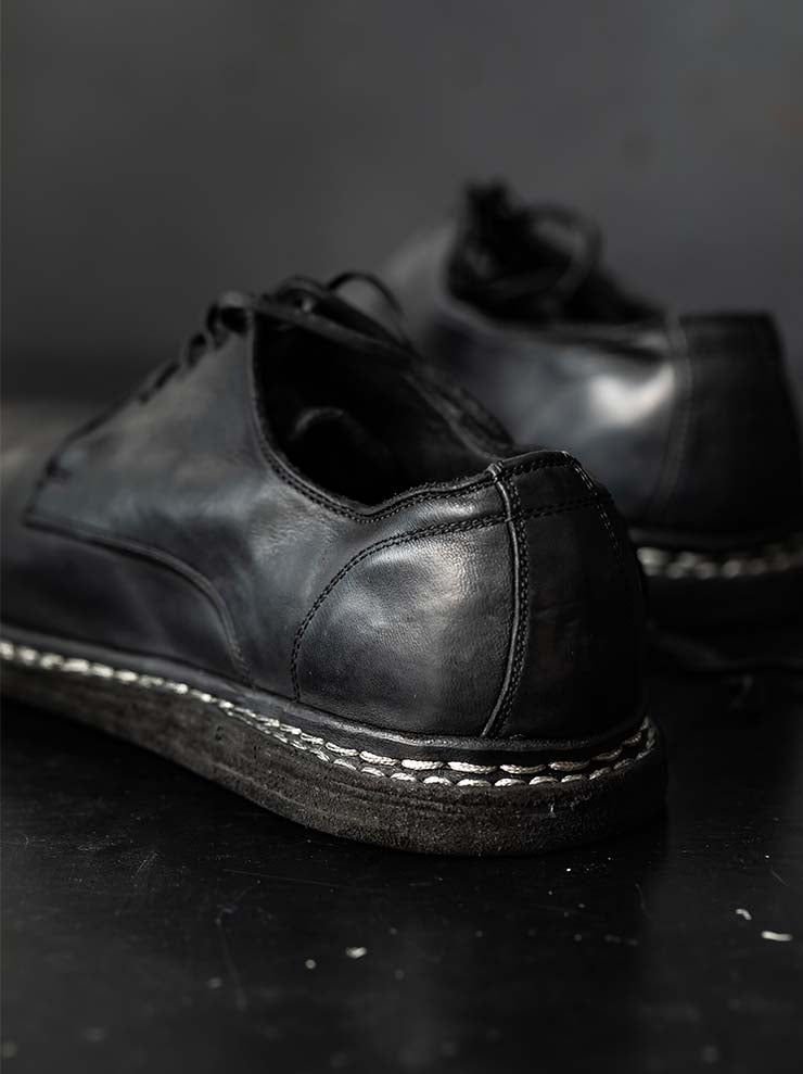 GUIDI<br>MENS ダービーシューズ 9920_N BLKT / HORSE FULL GRAIN