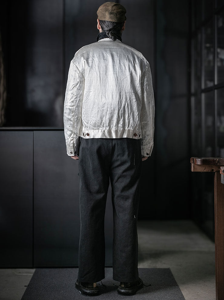 MONAD<br> Udoma Full wide leg high waisted Belt Pant / Black