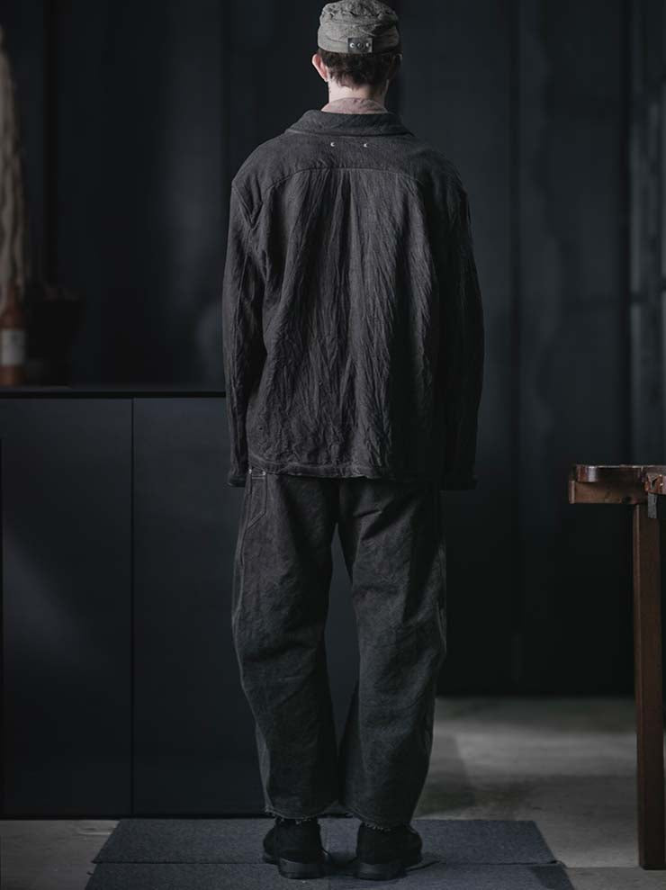 EVAN SCOTT MONROE<br>Coal Miners Coat / Sumi Ink, Charcoal