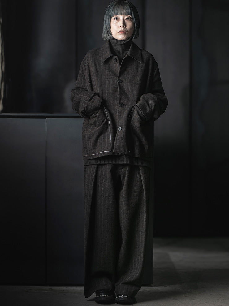 WRIGHT + DOYLE<br>UNISEX KASSEL TROUSERS / BARK
