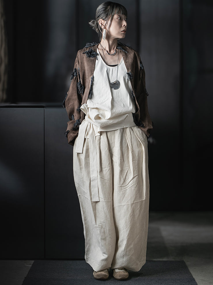UMA WANG<br>WOMENS KLARKE JKT / ROSE/BLUE