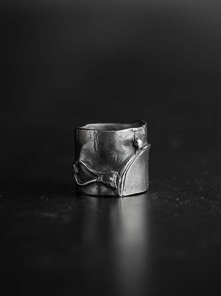 DETAJ<br>FRAGMENS OF REMINISCENCE SILVER RING / FR-PINCENEZ-R01