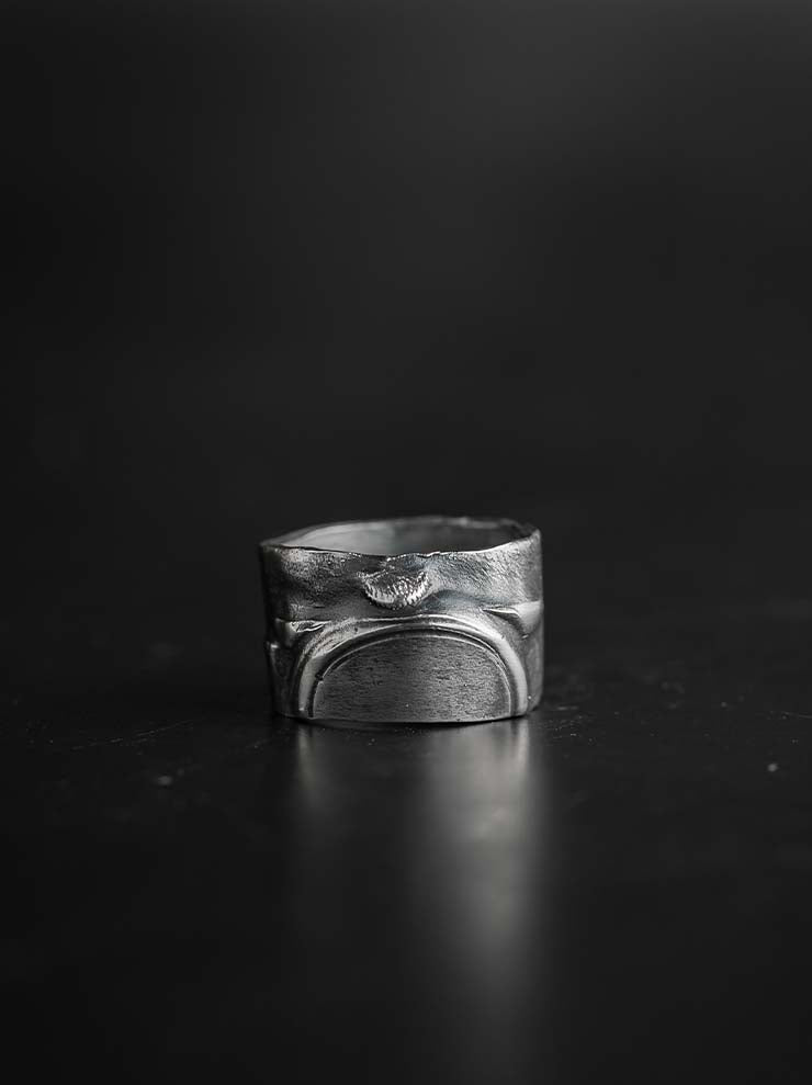 DETAJ<br>FRAGMENS OF REMINISCENCE SILVER RING / FR-WATCH-R02