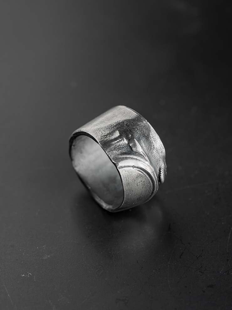 DETAJ<br>FRAGMENS OF REMINISCENCE SILVER RING / FR-WATCH-R02