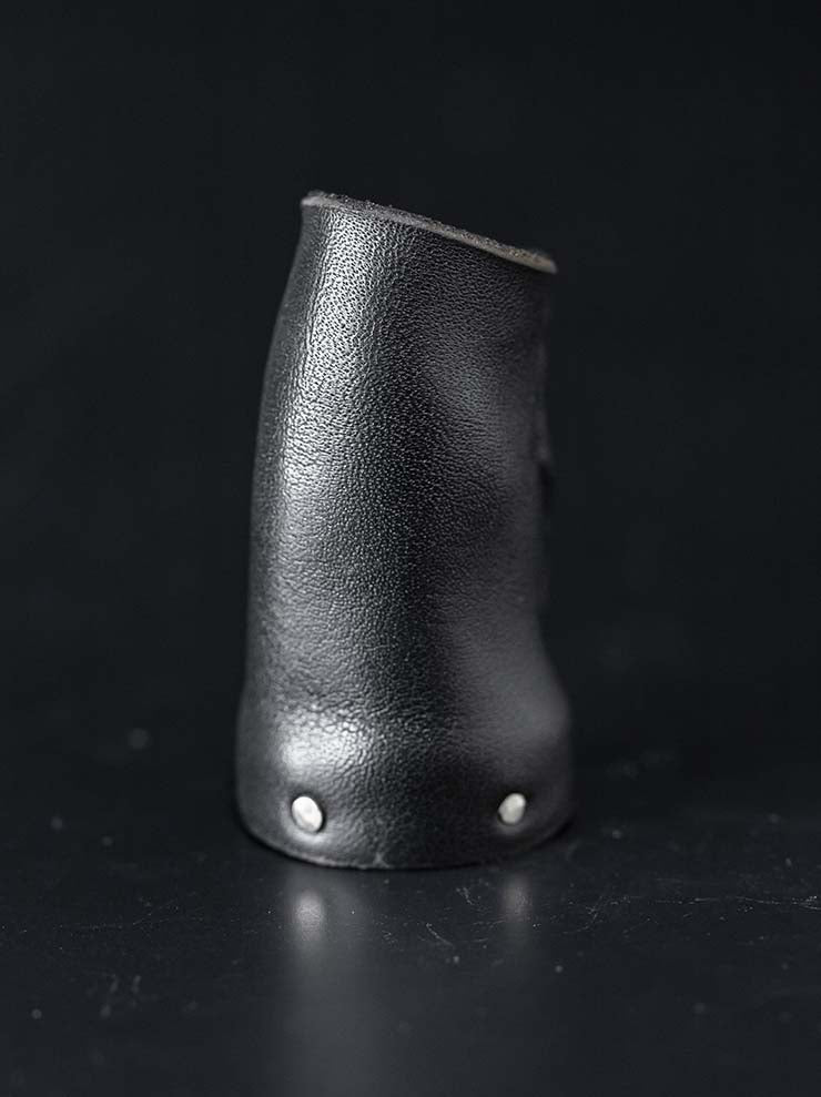 DETAJ<br>LEATHER RING / BLACK