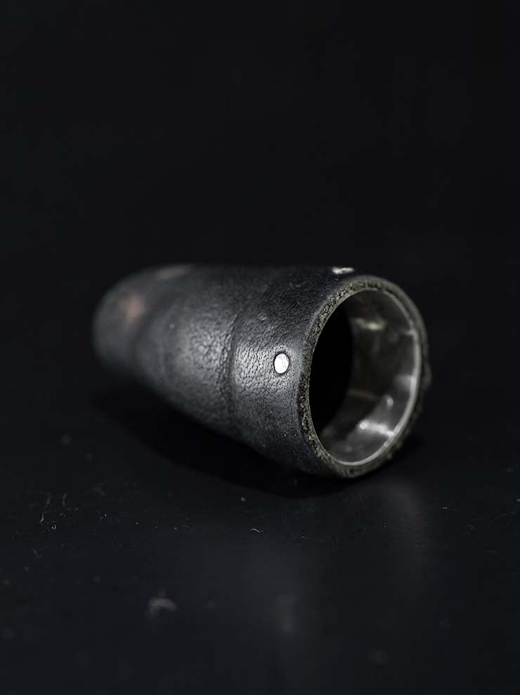 DETAJ<br>LEATHER RING / BLACK