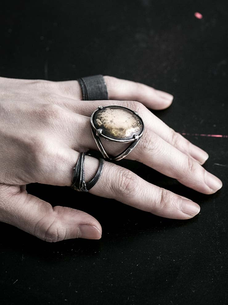 DETAJ <br>DOME GOLD RING