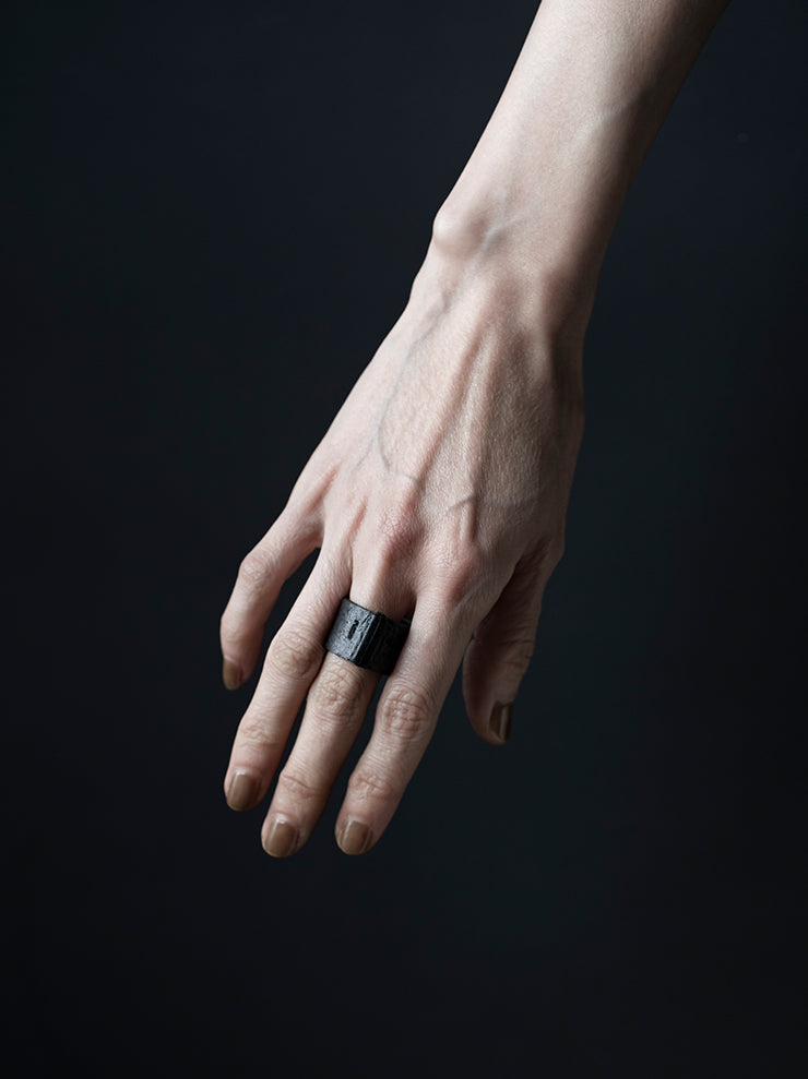 DETAJ <br>JAPONISM LEATHER RING / RE-R15