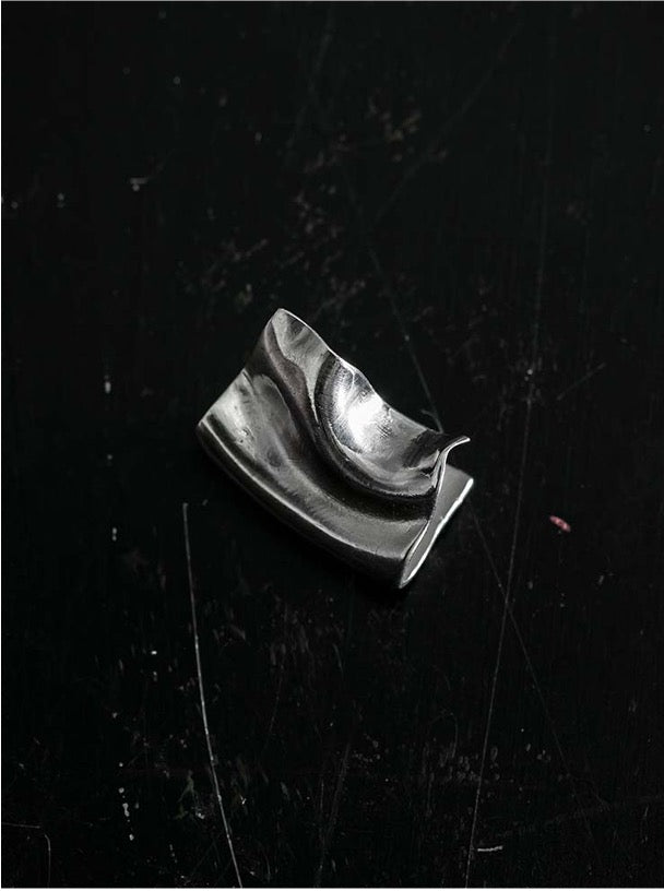 UMA WANG x DETAJ<br>25AW SILVER EAR CUFF / UD-25AW-E02-R