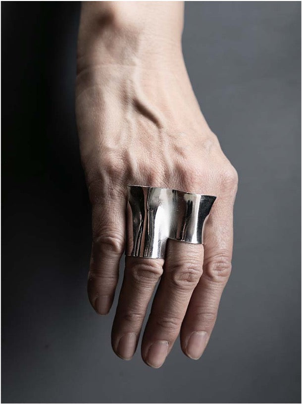 UMA WANG x DETAJ<br>25AW SILVER RING / UD-25AW-R01-R