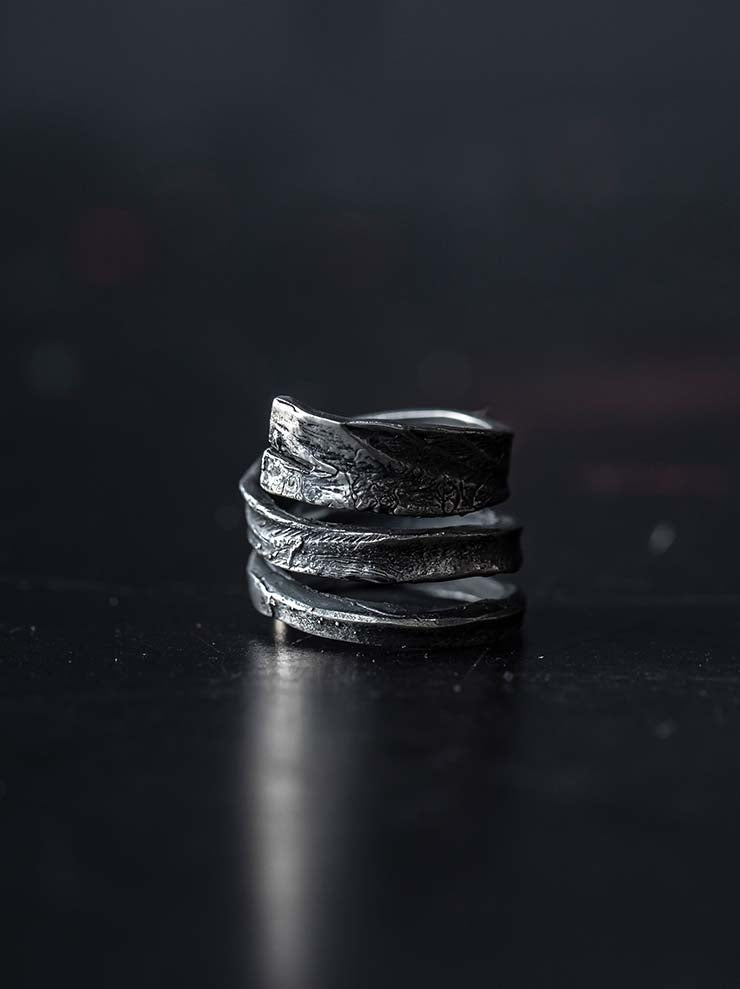 DETAJ <br>SILVER RING / WING-R01