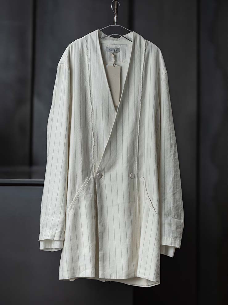 TOTUM<br>WOMENS ダブルレイヤーカフジャケット / WHITE