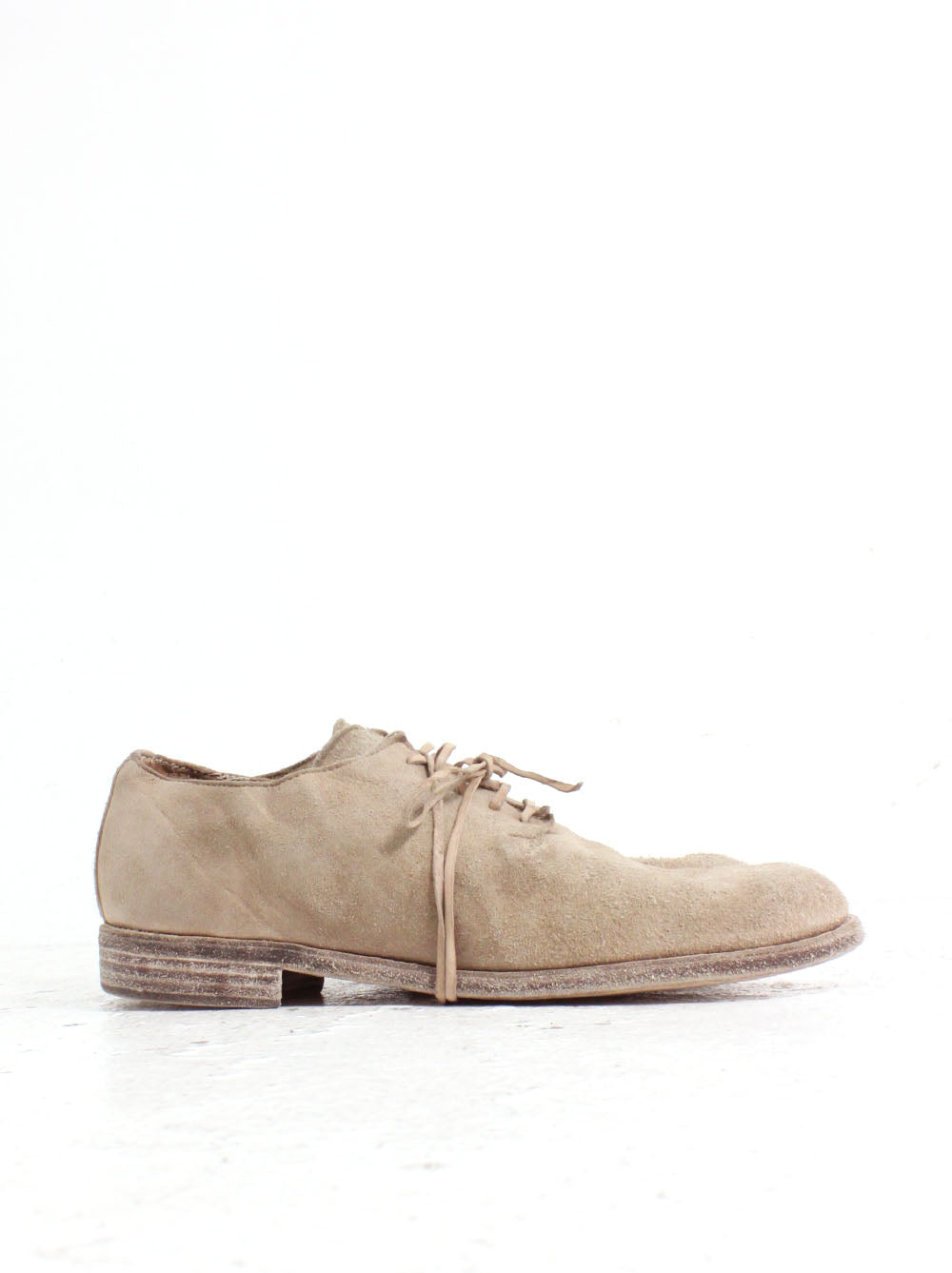 GUIDI<br> Men's Donkey Reverse Derby Shoes / 1003T
