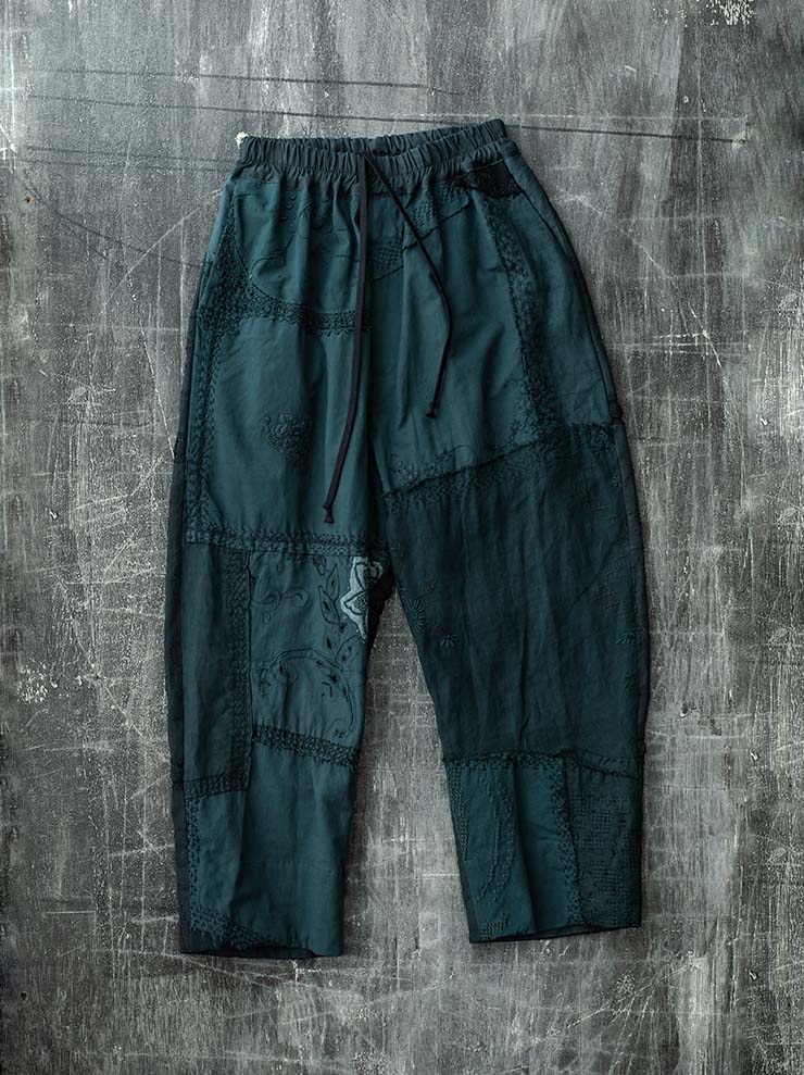 By Walid<br> MENS Gerald Trousers / VERT FONCE