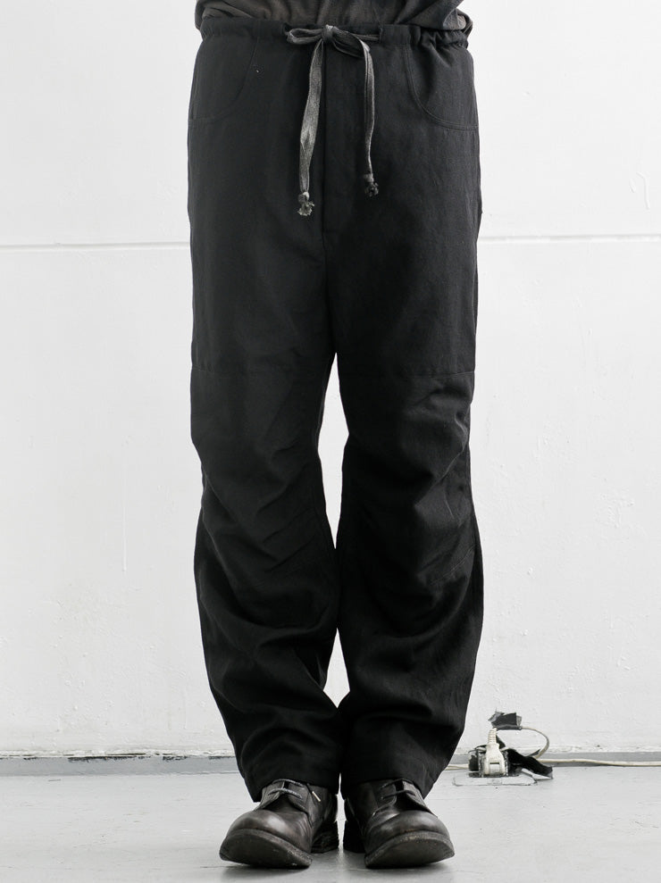 A DICIANOVEVENTITRE<br> Men's drawstring pants 259/ BLACK
