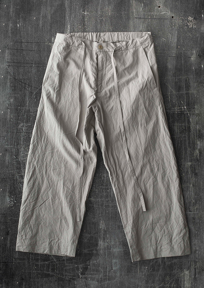 ATELIER SUPPAN<br> MENS large trousers / OFF WHITE