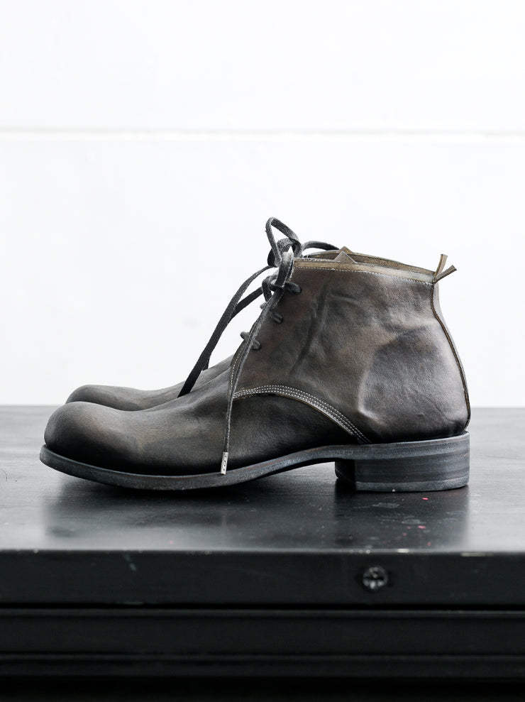 DIMISSIANOS&amp;MILLER<br> Men's transparent chukka boots / NATURAL
