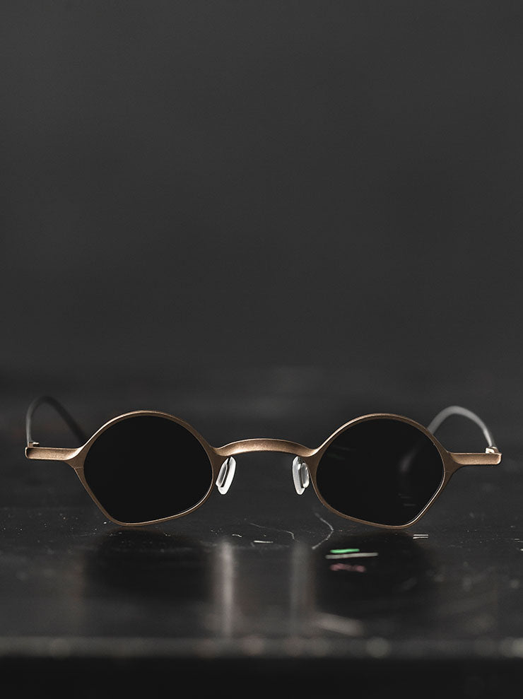 RIGARDS<br> Copper &amp; titanium frame sunglasses / VINTAGE COPPER / RG1923CU