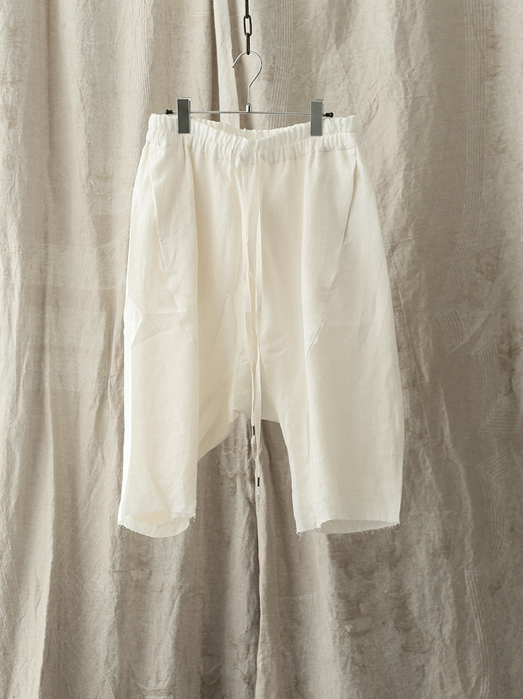 individual sentiments<br> WOMENS layered shorts WHITE
