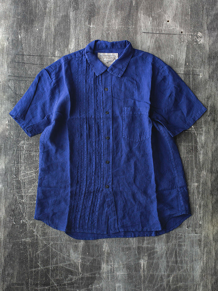 By Walid<br>MENS カーソンシャツ / BLUE