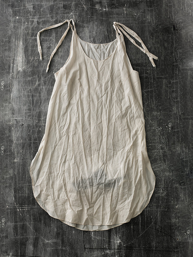 ATELIER SUPPAN<br> WOMENS long tank TEA DYED