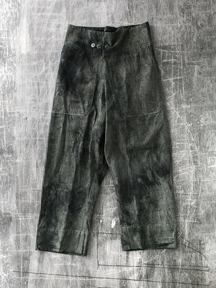 ATELIER SUPPAN <br>WOMENS pleated jeans