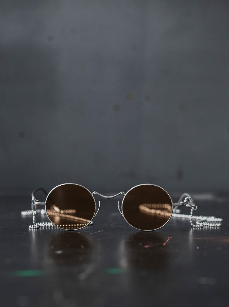 RIGARDS × UMA WANG<br> TITANIUM frame sunglasses / ANTIQUE SILVER / RG00UW14
