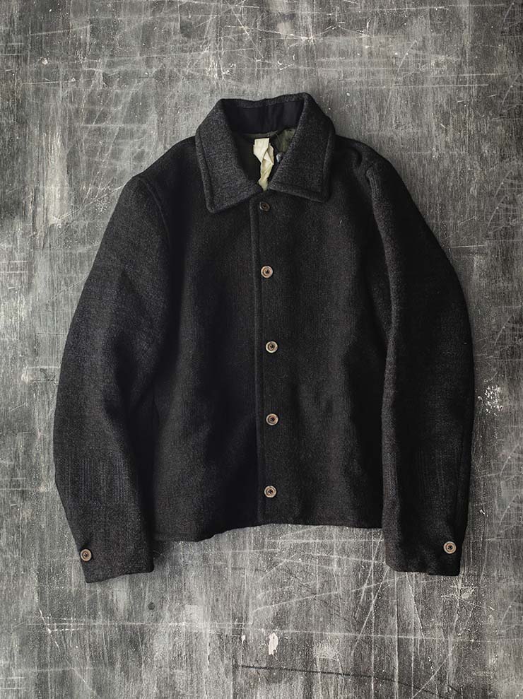 ATELIER SUPPAN <br>UNISEX re-edition wool hemp jacket