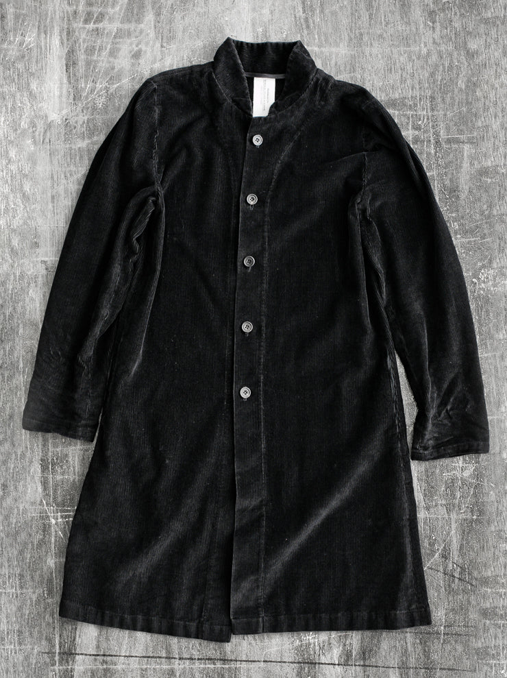 HORISAKI<br> Unisex corduroy coat BLACK