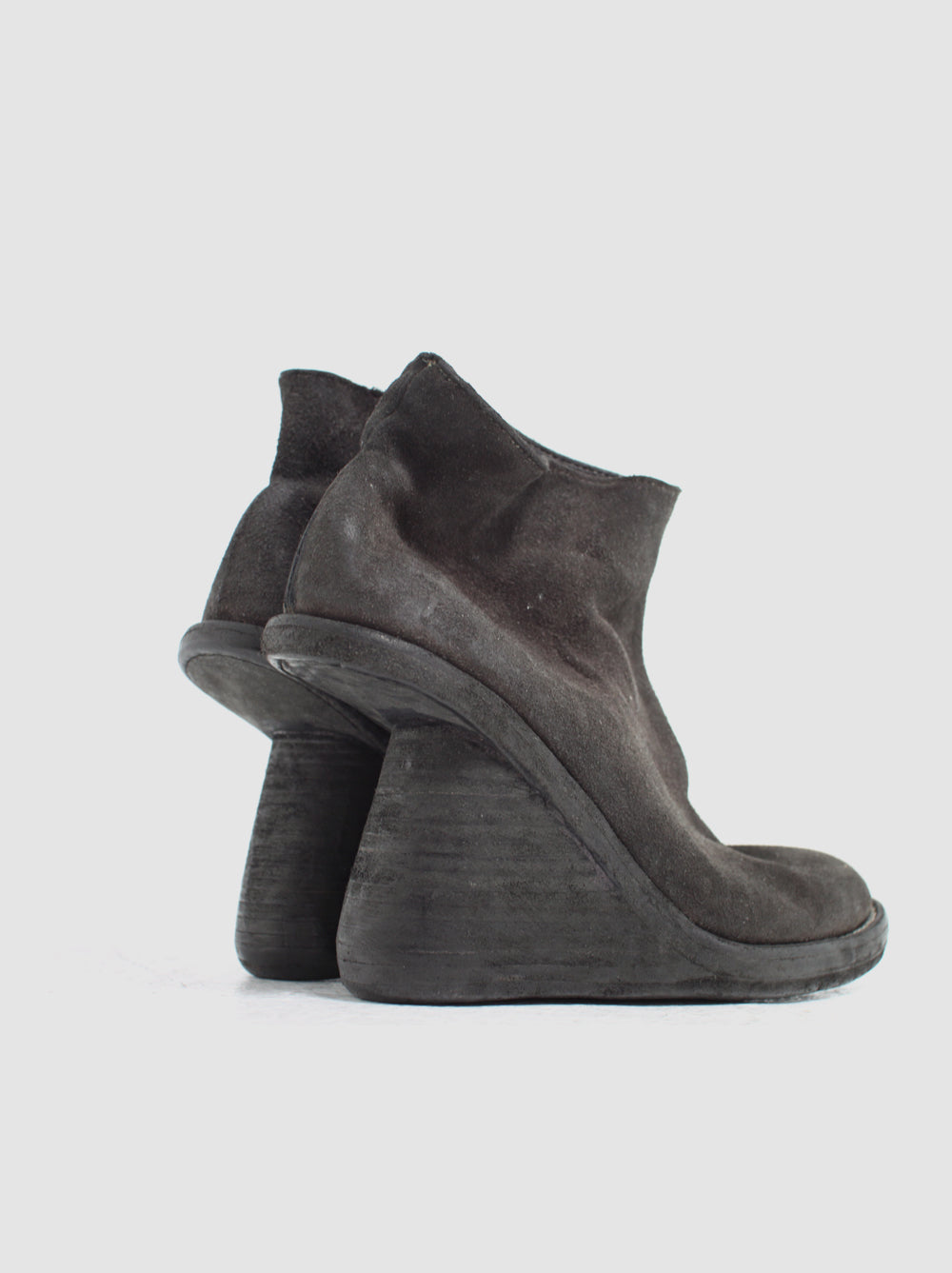 GUIDI<br> stag reverse wedge-sole booty 1001T