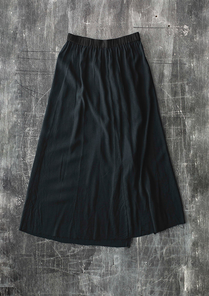 ATELIER SUPPAN<br> WOMENS Raw edge low silk skirt