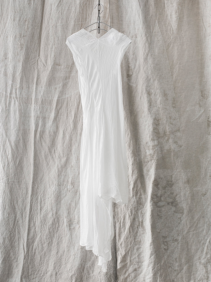 MARC LE BIHAN<br />シルクロングドレス WHITE