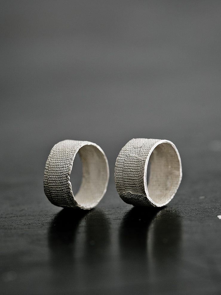 UMA WANG × DETAJ PAIR BANDAGE RING / WHITE