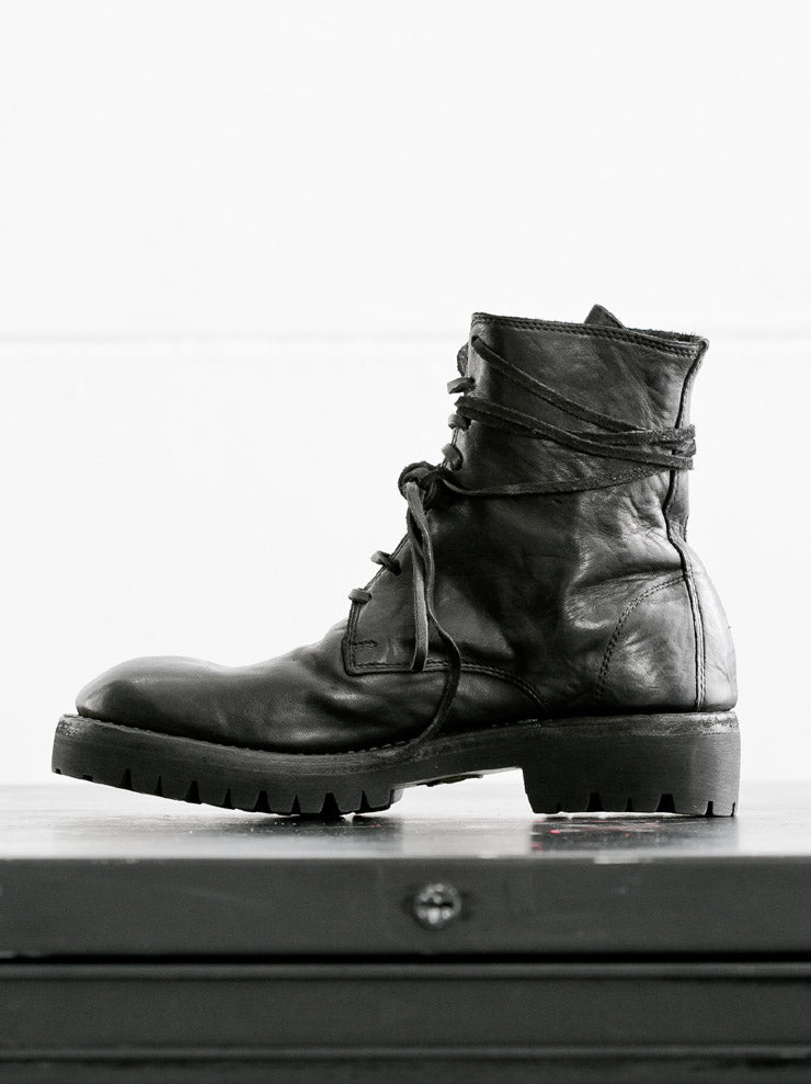 GUIDI<br> WOMENS Lace-up boots 795V BLKT / SOFT HORSE FG