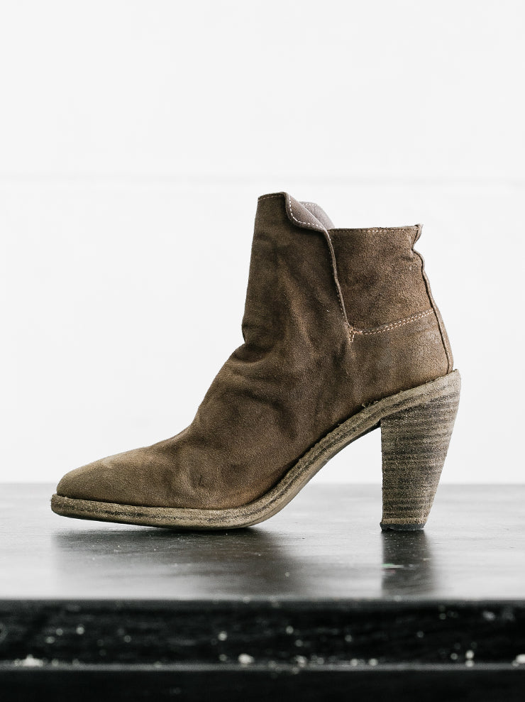 GUIDI<br> Women's heel ankle boots MC87CU CV09T / KANGAROO REVERSE