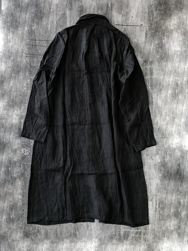 THE BACKWARD VENDOR<br> UNISEX picker dress / BLACK