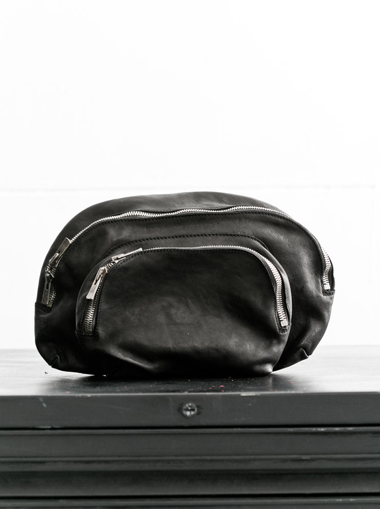 GUIDI<br> Soft horse leather pouch BLKT BTC03