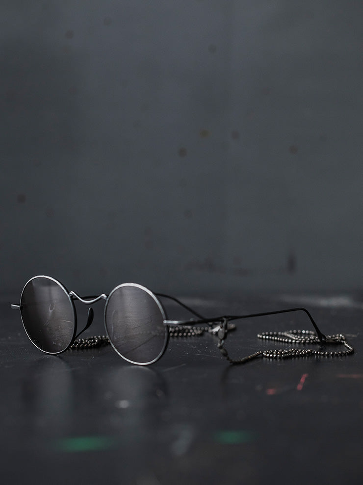 RIGARDS × UMA WANG<br> TITANIUM frame sunglasses / ANTIQUE BLACK / RG00UW14
