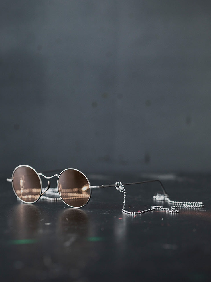 RIGARDS × UMA WANG<br> TITANIUM frame sunglasses / ANTIQUE SILVER / RG00UW14