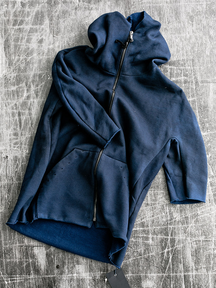 MATiAS<br> Zip hoodie fleece top INDIA BLUE