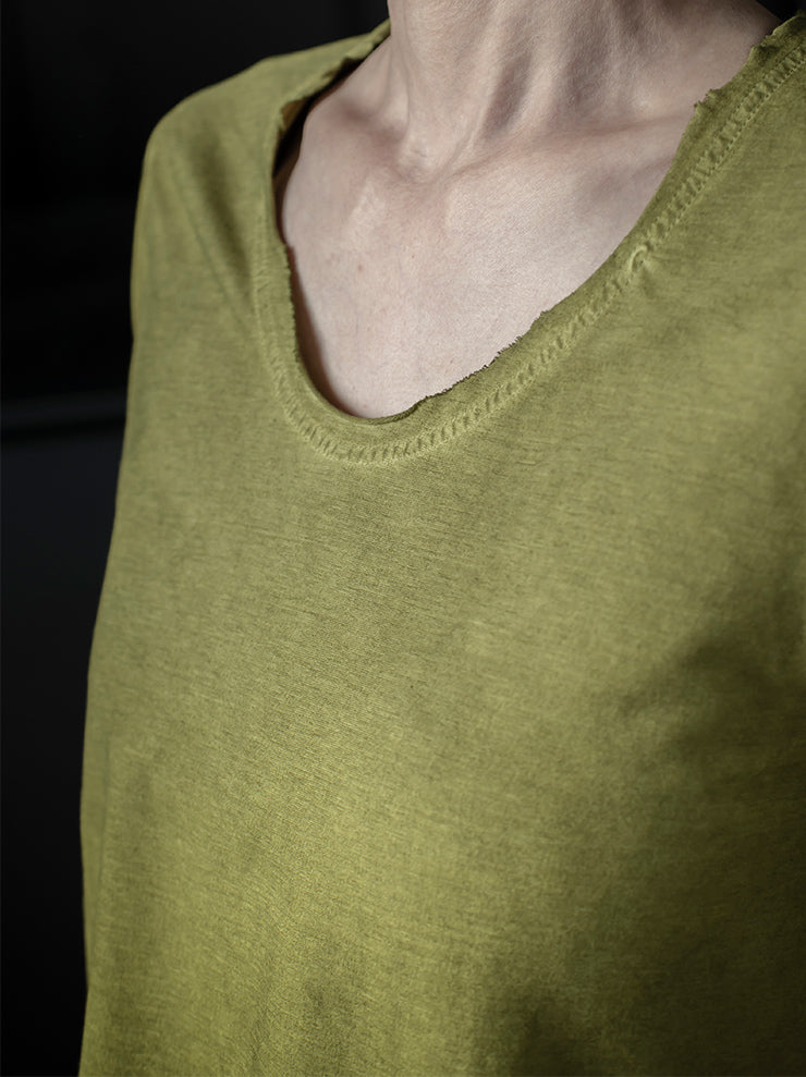 s°n / serien°umerica<br>WOMENS ルーズロングスリーブTシャツ Cold-dyed / CEDRO