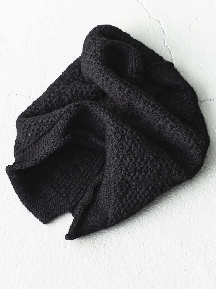 DANIEL ANDRESEN<br> Coro knit cap / BLACK