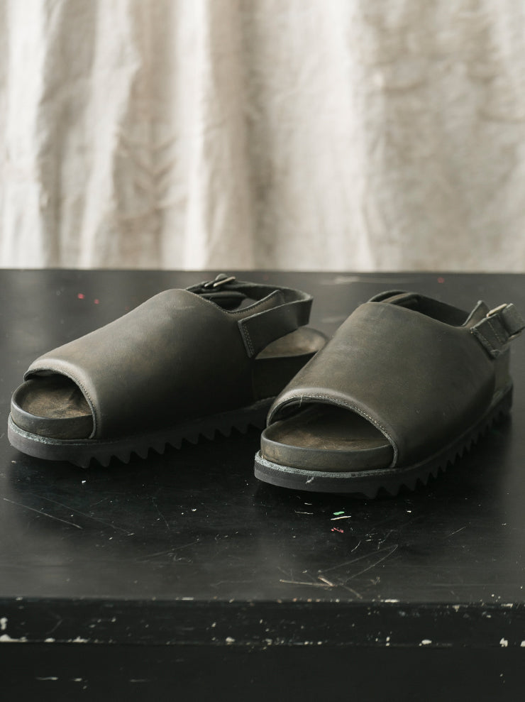 GUIDI<br> MENS Rubber Sole Sandals BRK04 CV31T / CALF FG