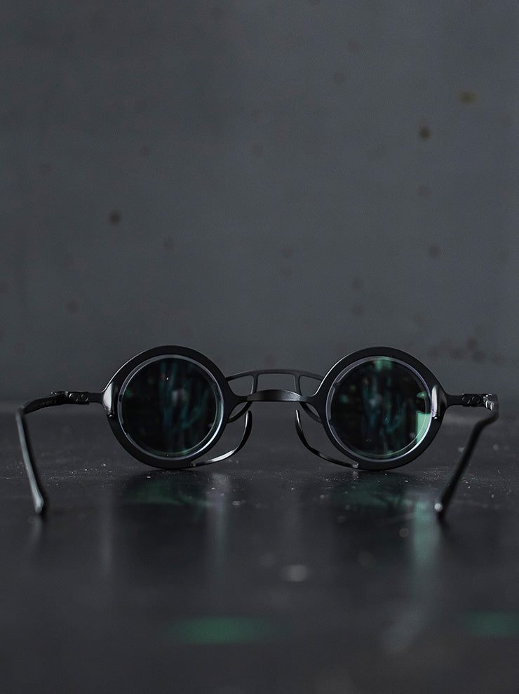 RIGARDS<br> TITANIUM frame sunglasses / MATTE BLACK FRAME x BLACK CLIP / RG0105TI